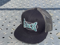 green, flatbill, snapback